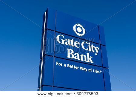 Gate City Bank Exterior And Trademark Logo
