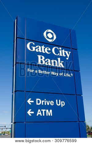 Gate City Bank Exterior And Trademark Logo