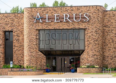 Alerus Bank Exterior And Trademark Logo