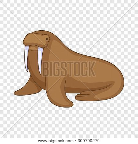 Walrus Icon. Cartoon Illustration Of Walrus Vector Icon For Web