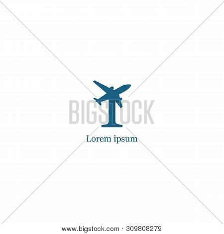 Plane Logo Vector Design. Travel Logo Vector Design. Modern Design