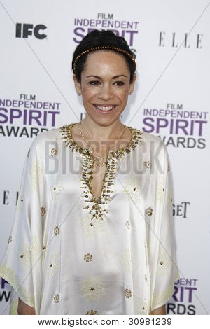 SANTA MONICA, CA - 25 Şubat: Kaui harita Hemmings 2012 adlı Film Independent Spirit Şubatta Ödülleri