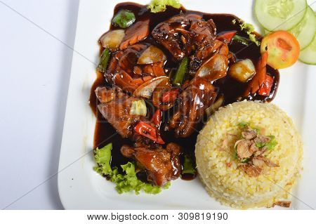 Nasi Lemak, Asian Traditional Rice Meal