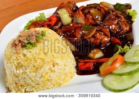 Nasi Lemak, Asian Traditional Rice Meal