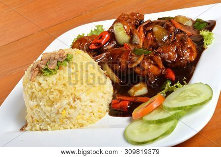 Nasi Lemak, Asian Traditional Rice Meal