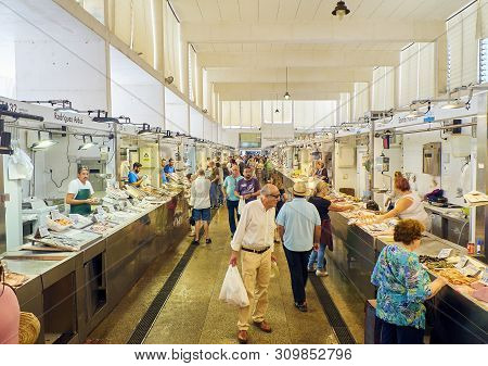 Cadiz Downtown Market, Mercado Central De Abastos. Cadiz, Andalusia, Spain.