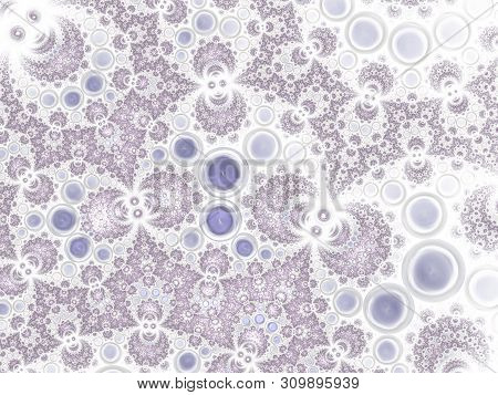 Abstract Fractal Apollonian Gasket Pattern Background - Fractal Art. Circular Fractal. Abstract Intr