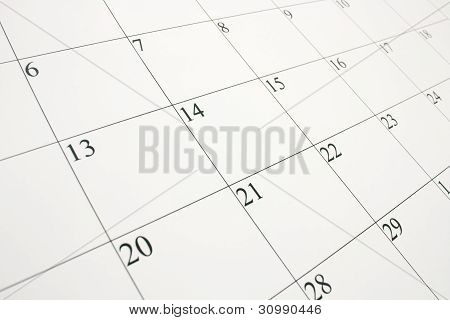 Page calendrier