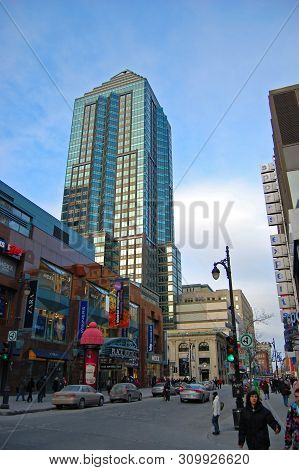 Montreal - Feb. 12, 2012: 1501 Mcgill College Aka La Tour Mcgill On Mcgill College Avenue And Saint 