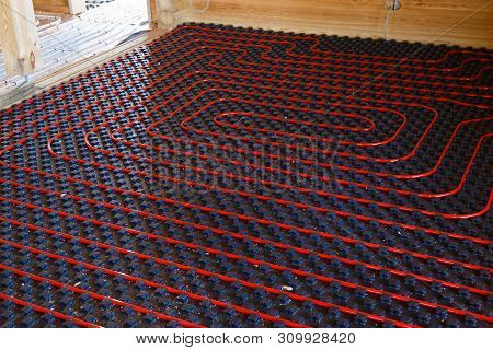 Underfloor Heating Pipes. Low Temperature Heating Concept