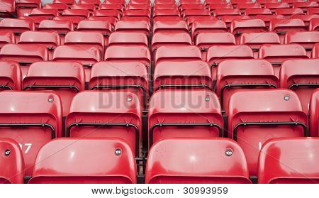 Pattern ripetitivo di calcio stadio posti a sedere