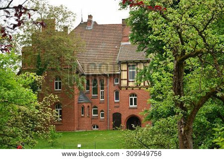 Beautiful View Of Historical Small Town In Germany Wienhausen