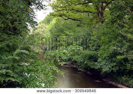 Beautiful View Of Historical Small Town In Germany Wienhausen