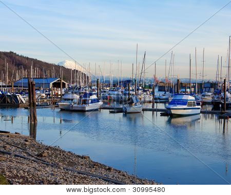 มารีกับเรือ Mt.ranier ในนเทิลทาโคมา หว้า
