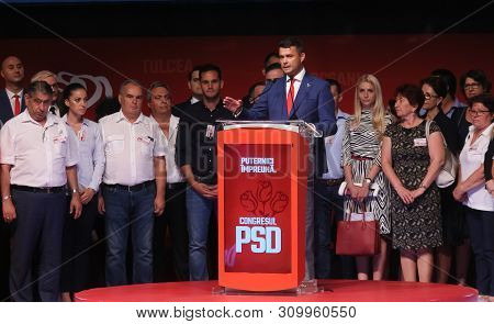Bucharest, Romania - June 29, 2019: Daniel Florea, Candidate (not Elected) For Executive President O