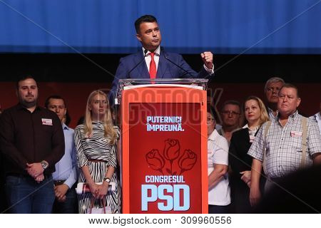 Bucharest, Romania - June 29, 2019: Daniel Florea, Candidate (not Elected) For Executive President O