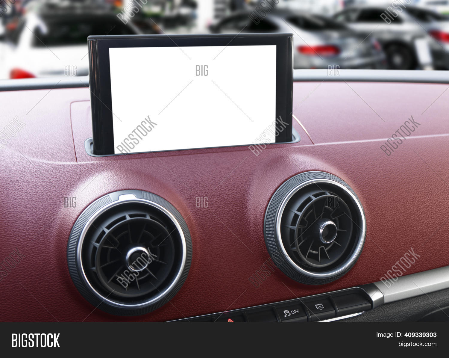 Monitor Car Isolated Image & Photo (Free Trial) Bigstock