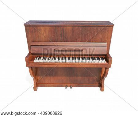 Piano, Grand Piano Percussion Music Instrument Isolated On White Background 3d Rendering