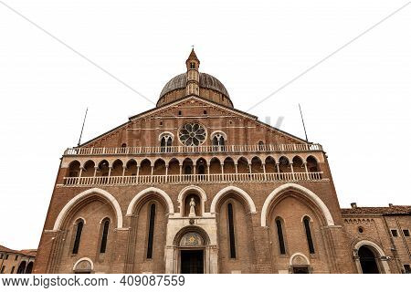 Medieval Basilica Of Sant'antonio Di Padova (saint Anthony Of Padua) In Romanesque And Gothic Style 