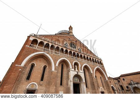 Medieval Basilica Of Sant'antonio Di Padova (saint Anthony Of Padua) In Romanesque And Gothic Style 