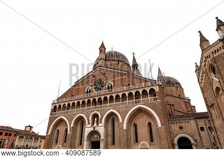 Medieval Basilica Of Sant'antonio Di Padova (saint Anthony Of Padua) In Romanesque And Gothic Style 