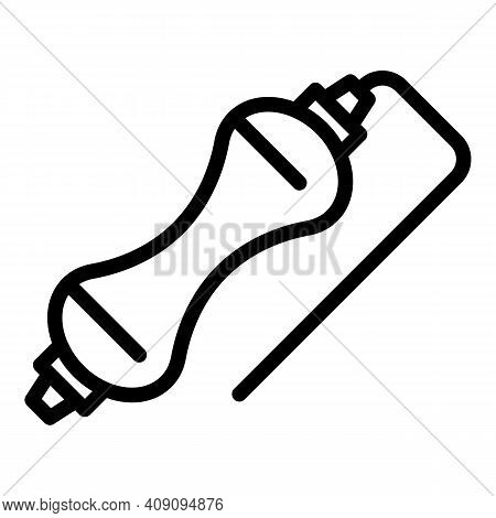 Fusible Resistor Icon. Outline Fusible Resistor Vector Icon For Web Design Isolated On White Backgro