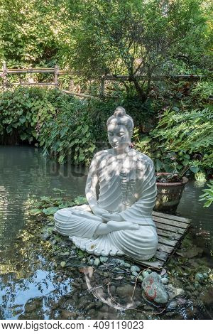 André Heller Botanical Garden. Gardone Riviera (bs), Italy - August 25, 2020