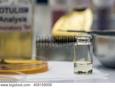 Sample Of Tin Cans, Botulism Infection In Sick People, Conceptual Image