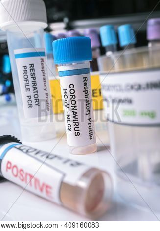Treatment Prepared For Patients Infected With Covid-19 Coronavirus In A Laboratory, Conceptual Image