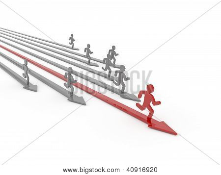 Yarışma genel başkanı. Konsept illüstrasyon.