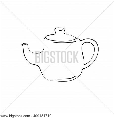 Teapot Tea Picture Vector Kettle Picture Kitchen