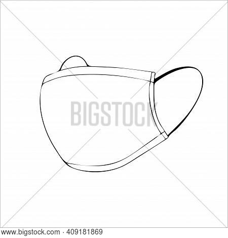 Face Mask Medical Draw Nurse Doctor Vector