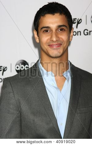 LOS ANGELES - JAN 10: Elyes Gabel overværer ABC TCA vinter 2013 Party på Langham Huntington Hotel