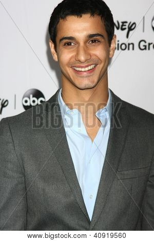 LOS ANGELES - JAN 10: Elyes Gabel overværer ABC TCA vinter 2013 Party på Langham Huntington Hotel