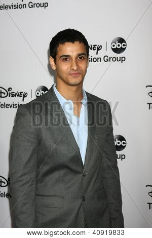 LOS ANGELES - JAN 10: Elyes Gabel overværer ABC TCA vinter 2013 Party på Langham Huntington Hotel