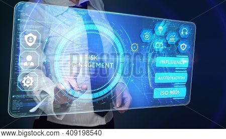 Risk Management And Assessment For Business Investment Concept. Business, Technology, Internet And N