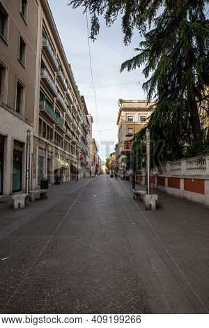 Terni, Umbria 05 05 2020:via First May In Terni