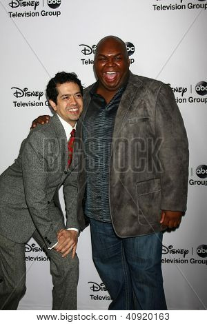 LOS ANGELES - JAN 10: Geoffrey Arend, Windell Middebrooks navštěvuje strana ABC TCA zima 2013 na 