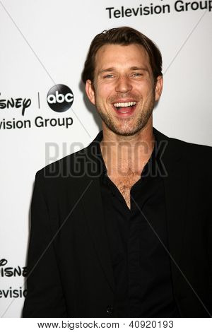 LOS ANGELES - JAN 10: Wil Traval deltar ABC TCA vintern 2013 partiet på Langham Huntington Hotel 