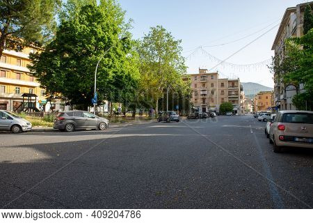 Square Dalmatia Deserted During Covid Emergency 19