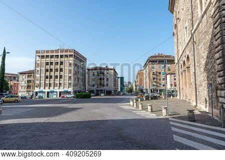 Piazza Del Popolo In Terni With The Municipality