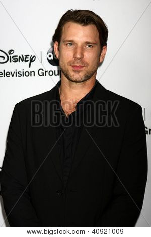 LOS ANGELES - JAN 10: Wil Traval deltar ABC TCA vintern 2013 partiet på Langham Huntington Hotel 