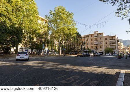 Square Of Dalmazia In The Center Of Terni
