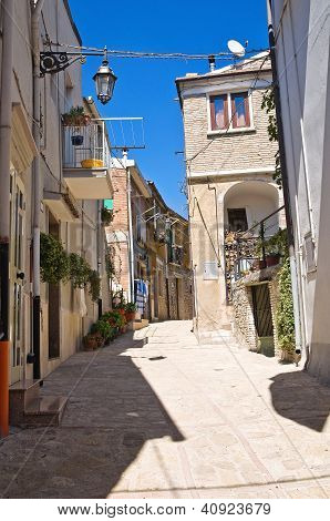 Alleyway. Deliceto. Puglia. Italy.