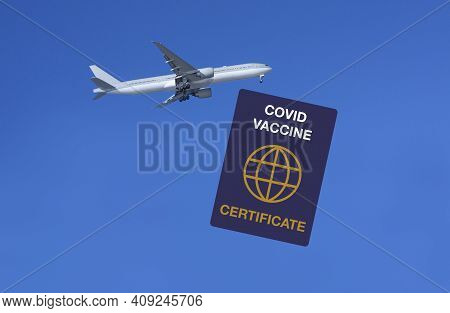 Covid Certificate Certifying Immunity And Data Protection In Order To Enable Foreign Travel. Image S