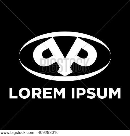 Creative, Simple And Elegant Initial Letter Pp Logo Template In Flat Design Monogram Illustration
