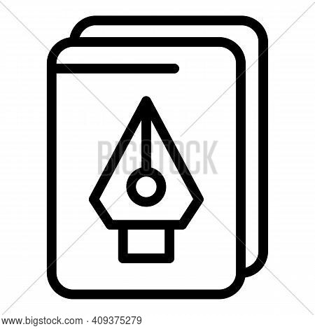 Redesign Task Icon. Outline Redesign Task Vector Icon For Web Design Isolated On White Background