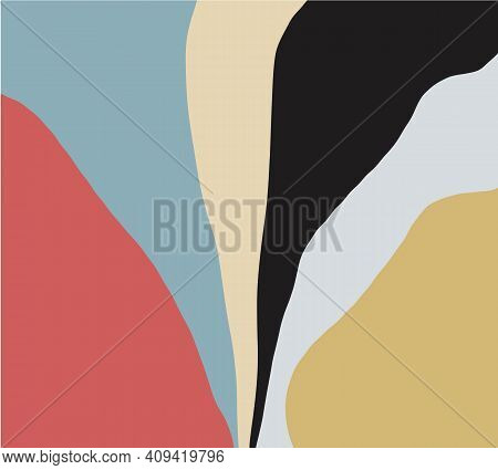 Abstract Contemporary Aesthetic Backgrounds. Earth Tones, Pastel Colors. Boho Wall Decor. Mid Centur
