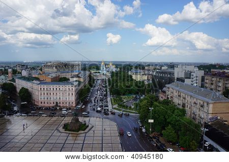 Вид на город Киев
