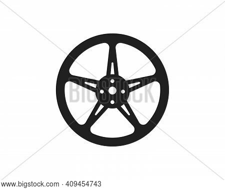 Wheel Icon Logo Illustration Vector Template